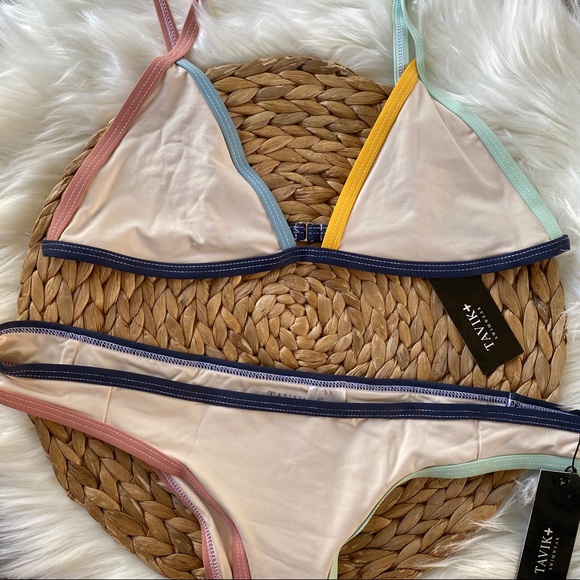 Tavik Bikini Jett Top // Jaidyn Moderate Bottom L - Picture 6 of 8